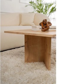 Tavolino da salotto di colore naturale con effetto rovere 60x119 cm Sabin – Kalune Design