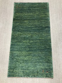 Loribaft Tappeto persiano 130x70 Verde (Iran) Annodato A Mano