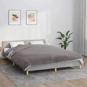Coperta Ponderata Con Copertura Grigia 200x200 Cm 13 Kg Tessuto /