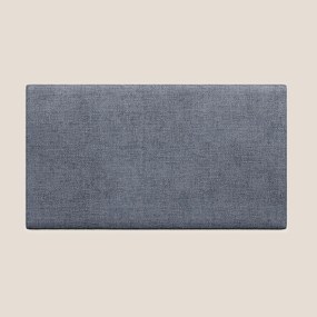 Testata pannello a muro grande di varie dimensioni in morbido tessuto impermeabile T10 blu