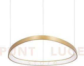 Gemini sospensione led 47 w on-off 4950 lm 2700k ottone  61cm
