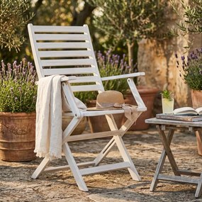 SORTIS - poltrona da giardino pieghevole in legno massiccio di acacia