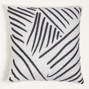 Federa per cuscino quadrata in cotone (60x60 cm) Tinga Style Bianco - Sklum