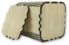 Scatola arrotondata in legno - Medio