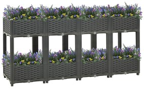 Fioriera Rialzata 160x40x71 Cm İn Polipropilene /
