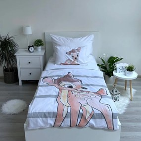 Biancheria da letto per culla in cotone 100x135 cm Bambi - Jerry Fabrics