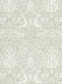 Morris & Co Carta da parati Pure Dove & Rose - Grey/ Blue