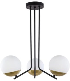 Jupiter 1719 - Lampadario a sospensione SANTA 3xE14/40W/230V ottone