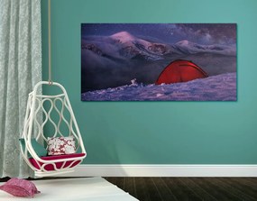 Stampa su tela – Tenda sotto il cielo notturno