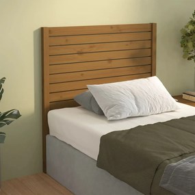 Testiera Per Letto Ambra 96x4x100 Cm İn Legno Massello Di Pino /