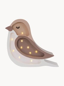 Lampada a LED per cameretta dei bambini fatta a mano con funzione timer e telecomando Bird Mini, luce regolabile