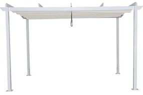 Telo pergola poliestere Niagara bianco L 282 x H 400 cm