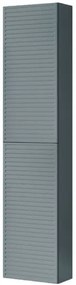Colonna per mobile bagno Pixel 2 ante P 27 x L 30 x H 160 cm laccato opaco indaco
