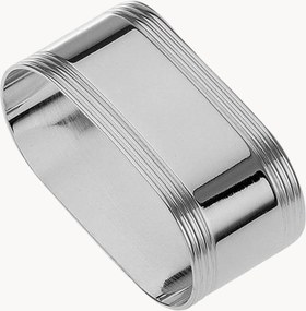 Portatovagliolo placcato in argento Thread
