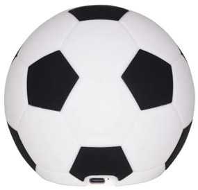 Lampada LED dimmerabile per bambini FOOTBALL LED/2W/5V USB 1200 mAh bianco/nero