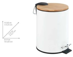 Set di accessori da bagno bianco in ceramica Bamboo - Wenko