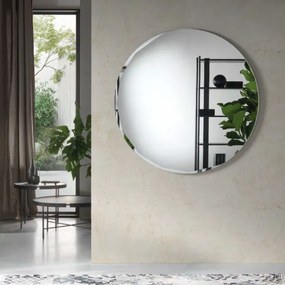 Specchio tondo con molatura laterale D120 cm HARA