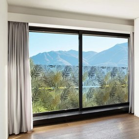 Adesivo per finestre 200x40 cm Classy Palm Leaves - Ambiance