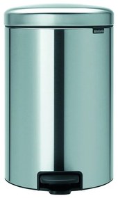 Pattumiera New Icon BRABANTIA a pedale grigio inox 20 L