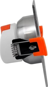 Lampada LED da incasso VENUS LED/7W/230V argento squadrato