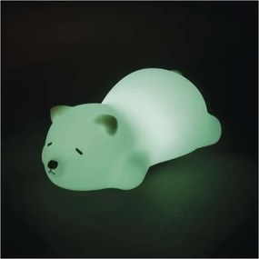 Luce notturna ricaricabile LED RGB, 3,7 V, 1200 mAh, a forma di orsetto