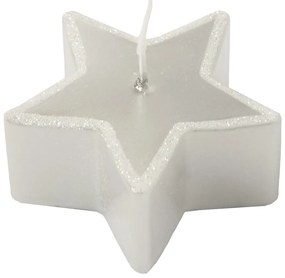 Set di 4 candele bianche, tempo di combustione 4 h Star - Unipar