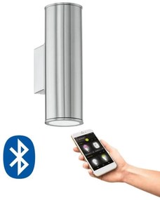 Eglo 33582 - LED RGBW dimmerabile esterno RIGA 2xGU10/5W/230V IP44