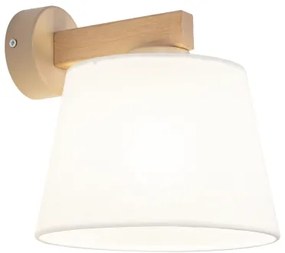 Brilagi - Lampada da parete LATTE SABIA 1xE27/15W/230V pino/bianco