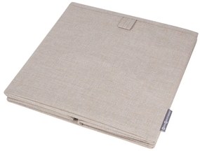 Scatola portaoggetti beige Cube - Bigso Box of Sweden