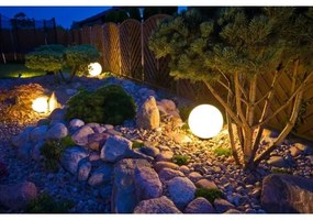 Luce da esterno decorativa GARDEN BALL 1xE27/40W/230V IP65 d. 28 cm