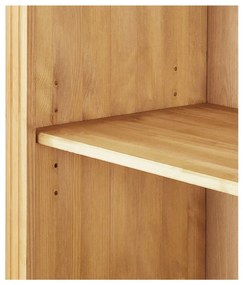 Libreria di colore naturale in pino massiccio 74x223x37 cm Anita – Støraa
