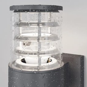 Maytoni O576WL-02GR - Applique da esterno BRONX 2xE27/60W/230V IP54 antracite