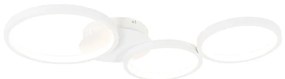 Plafoniera di design bianca con LED dimmerabile a 3 livelli 3 luci - Pande