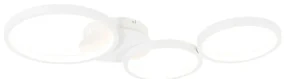Plafoniera di design bianca con LED dimmerabile a 3 livelli 3 luci - Pande