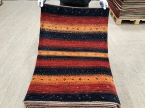 Loribaft Tappeto 80 x 120 Rosso (Iran) Annodato A Mano