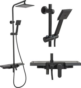 Set doccia Rea Bravo Black