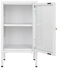 Vetrina in metallo bianco 38x70 cm Dalby - House Nordic