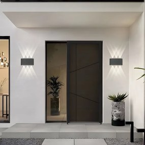 Brilagi - Applique da esterno a LED FLAREBOX 6W 230V antracite IP65