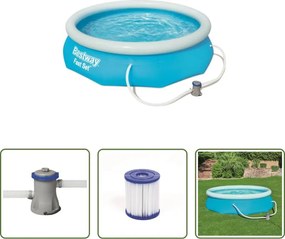 vidaXL Piscina circolare - Bestway Set Piscina Fast Set 305x76 cm 57270