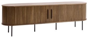 Mobile TV marrone con effetto rovere 180x56x45 cm Nola – Unique Furniture