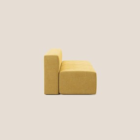 Nettuno modulo centrale maxi in morbido tessuto bouclè T07 giallo