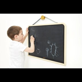 Lavagna a due lati in legno da parete