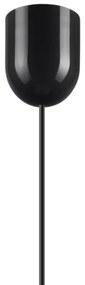 Lampada a sospensione con cavo ULLE 1xE27/15W/230V, nera
