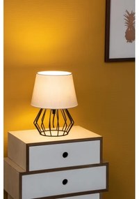 Spot-Light 7668104 -  Lampada da tavolo MANGOO 1xE27/40W/230V grigia/nera