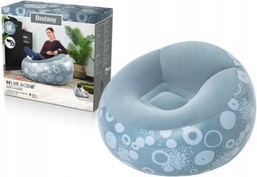 Bestway Sedia Gonfiabile 75052 Blu Confortevole