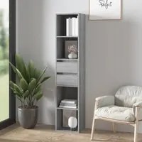 Libreria Grigio Sonoma 36x30x171 cm in Legno Multistrato 815535