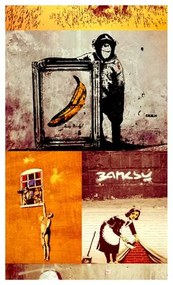 Fotomurale Collage Banksy