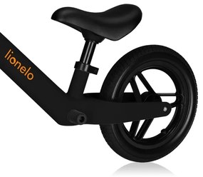 Lionelo - Bicicletta senza pedali TONI Nero/Arancione