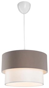 Lampada da soffitto bianco-grigio 60x18,5 cm - Squid Lighting
