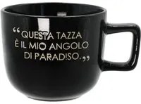 Tazza jumbo 500 ml scritta Quotes nera